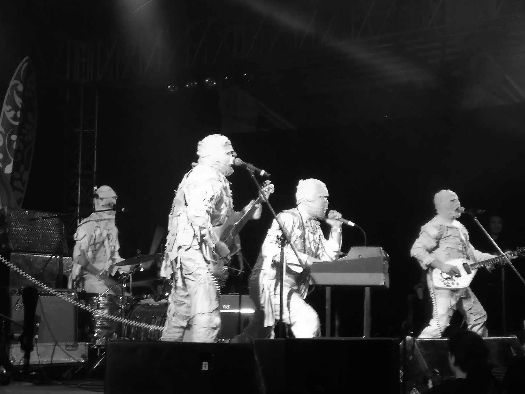 The Mummies en concierto vía streaming para México